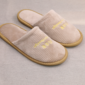 Cheap Wholesale Luxury Disposable Hotel Slippers for Guest Room Cheap Unisex Slippers Custom With Logo for Spa and Bath