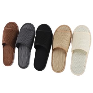 Custom Luxury Disposable Mesh Cloth Spa Slippers Custom Logo Hotel Travel Guest Amenities for Spa Personalized Luxury Disposable
