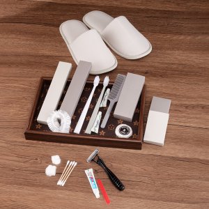 Custom Logo Disposable Toothbrush and Toothpaste Set box Hotel Amenities Toothbrushes Hotel Supplies