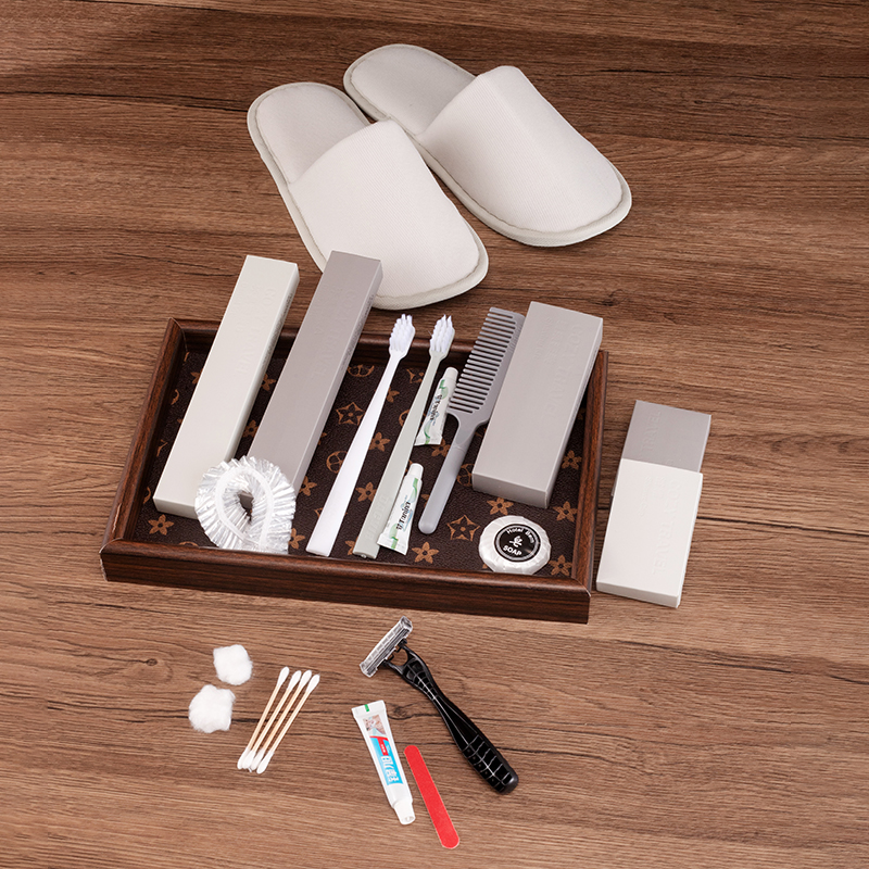 Custom Logo Disposable Toothbrush and Toothpaste Set box Hotel Amenities Toothbrushes Hotel Supplies