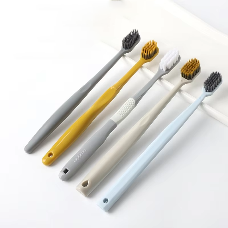 Hotel Disposable Toothbrushes Family-use Soft-bristle Toothbrush Set Wholesale Travel Portable Toothbrush Pack - Image 2