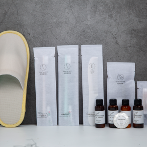 Custom Logo Disposable Soft Film Toothbrush and Toothpaste Set Black Hotel Amenities Toothbrushes Hotel Supplies