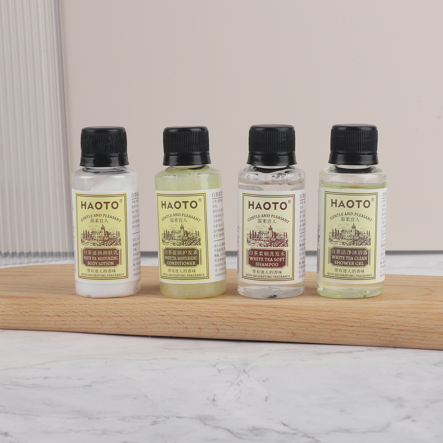 Custom Logo Disposable Toothbrush and Toothpaste Set Kraft Paper Bag Hotel Amenities Toothbrushes Hotel Supplies - Image 3