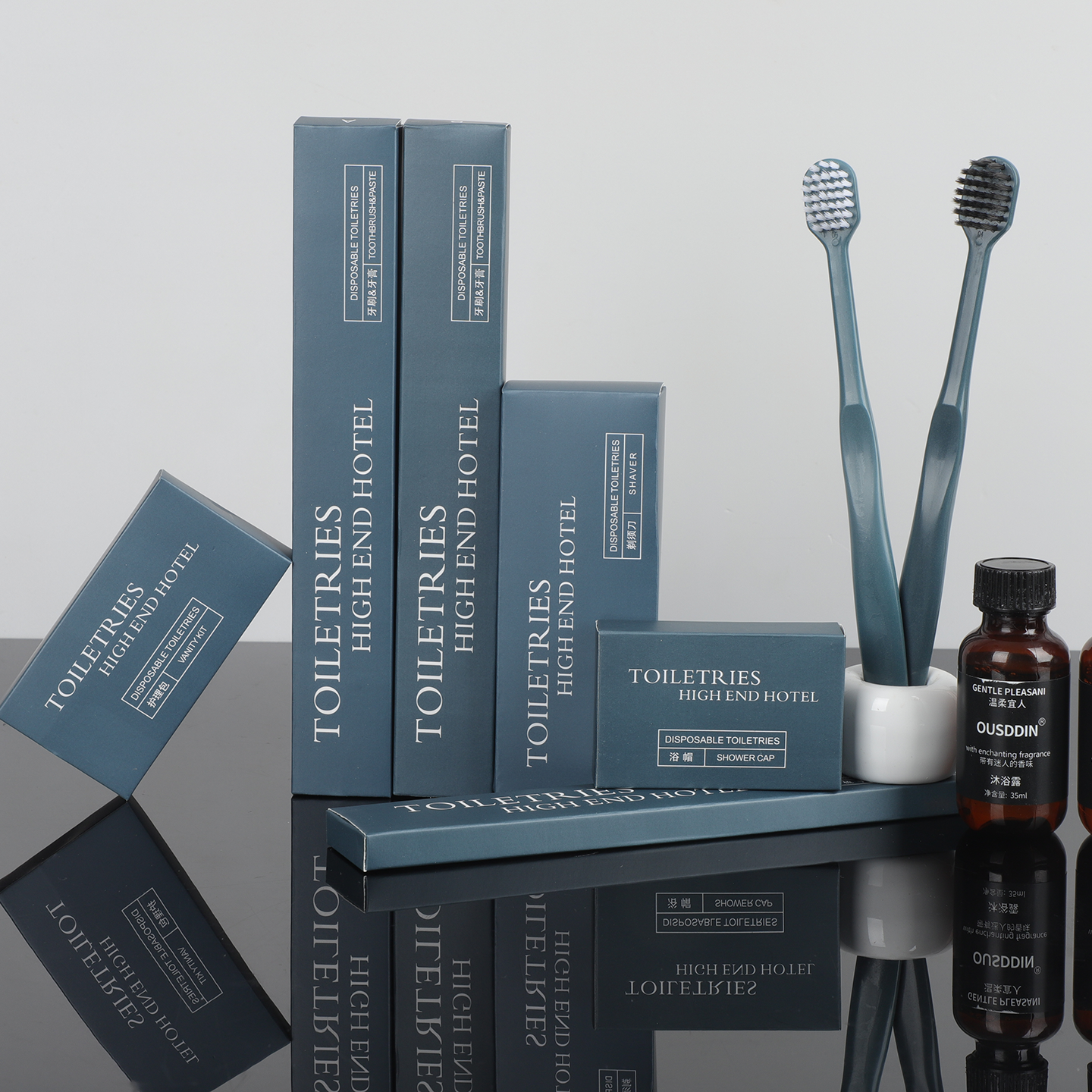 Custom Logo Disposable Toothbrush and Toothpaste Set Box Hotel Amenities Toothbrushes Hotel Supplies - Image 6