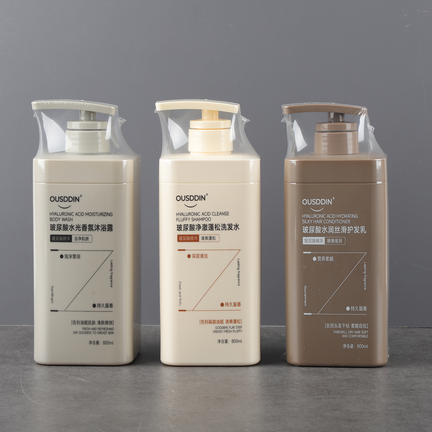 Hotel Shampoo in Bottle Packaging for Shower Gel and Body Lotion Hotel Amenity