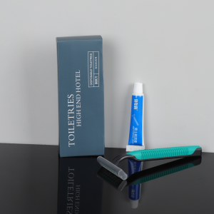 Customized Five Star Hotel Amenities High Quality Disposable Shaving Kit