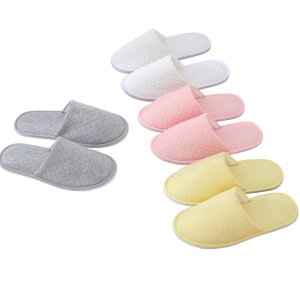 Custom Personalized Luxury Disposable Air Cotton Spa Slippers with Custom Logo Travel Guest Amenities for Hotel and Spa