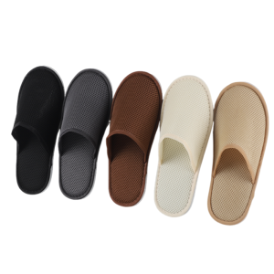Custom Personalized Luxury Disposable Mesh Cloth Spa Slippers with Custom Logo Travel Guest Amenities for Hotel and Spa