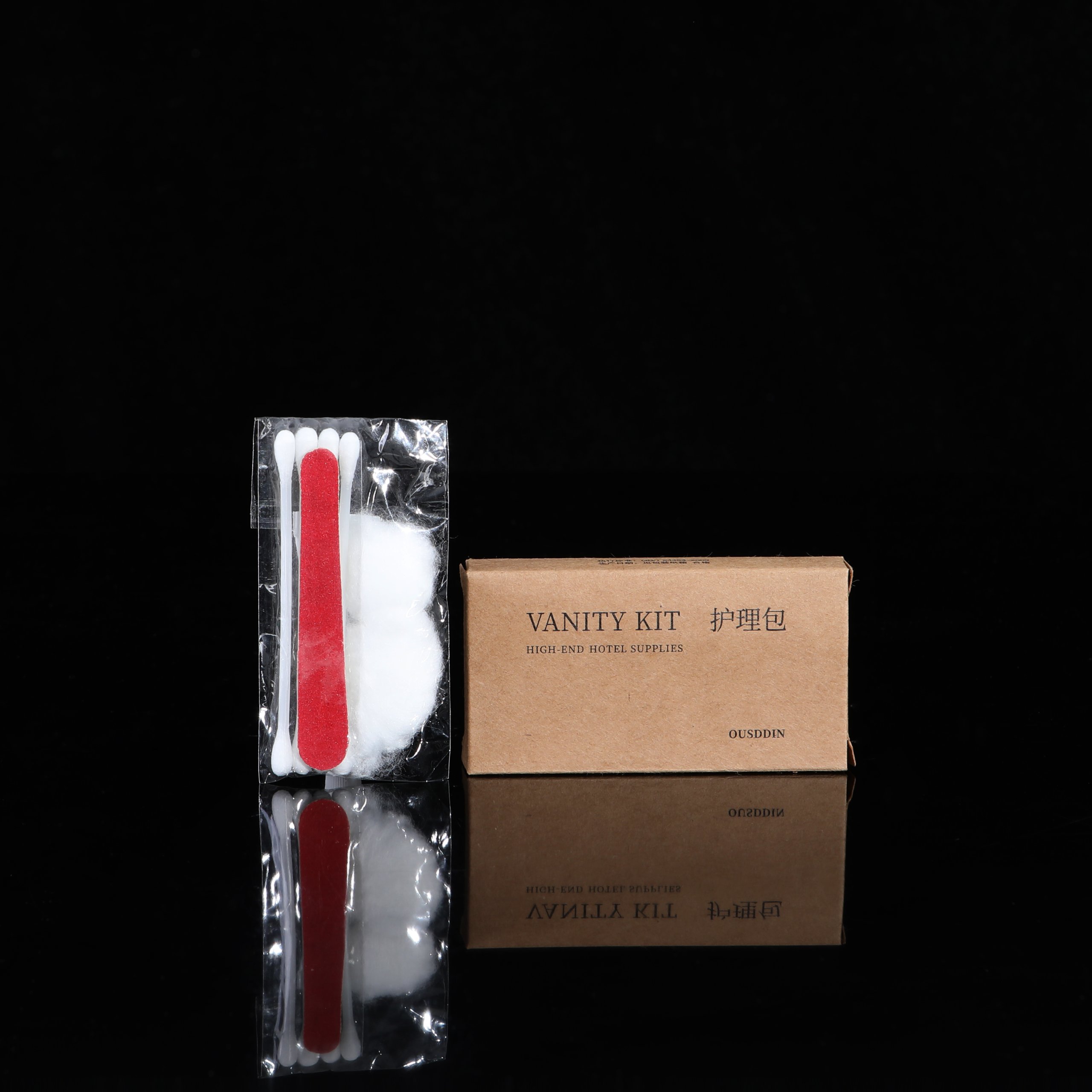 Custom Logo Disposable Toothbrush and Toothpaste Set Kraft Paper Bag Hotel Amenities Toothbrushes Hotel Supplies - Image 4