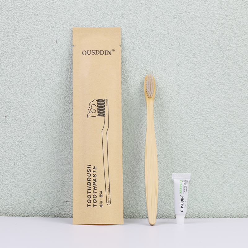 PERFCT Organic Bamboo Toothbrush Biodegradable Natural Toothbrush Set - Imagem 4