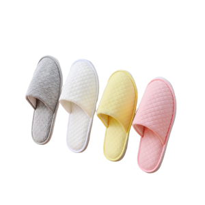 Custom Personalized Luxury Disposable Air Cotton Spa Slippers with Custom Logo Travel Guest Amenities for Hotel and Spa