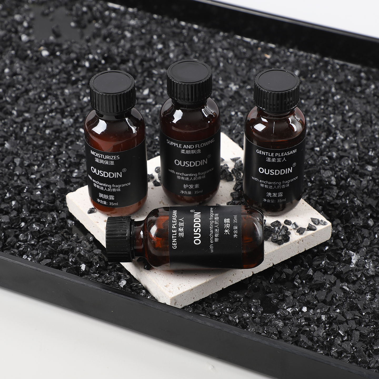 Custom Logo Disposable Toothbrush and Toothpaste Set Black and White Box Hotel Amenities Toothbrushes Hotel Supplies - Image 6