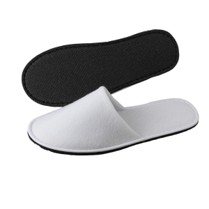 Custom Personalized Luxury Disposable Pulled Fabric Spa Slippers with Custom Logo Travel Guest Amenities for Hotel and Spa