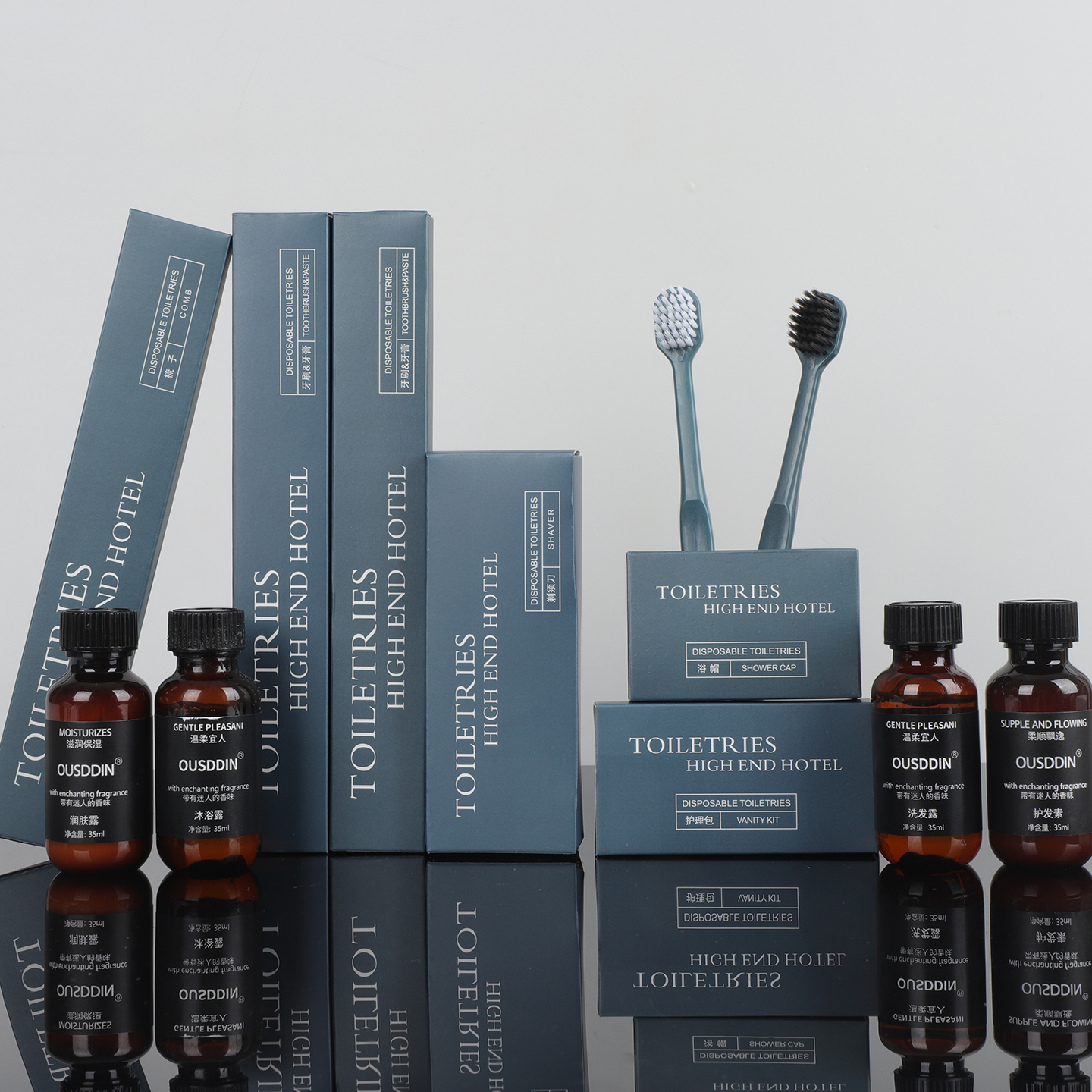 Wholesale Hotel Supplies and Hotel Amenities Biodegradable Amenity Set - 图片 5