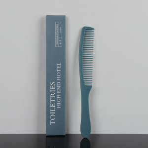 5 Star Luxury Eco Friendly White Stone Paper Bag Hotel Disposable Amenities Set Dental Kit Shaving Kit Comb Hotel Supplies