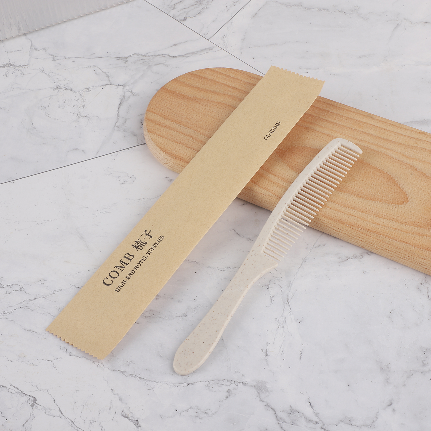 Custom Logo Disposable Toothbrush and Toothpaste Set Kraft Paper Bag Hotel Amenities Toothbrushes Hotel Supplies - Image 5