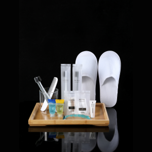 Custom Logo Disposable Soft Film Toothbrush and Toothpaste Set Black Hotel Amenities Toothbrushes Hotel Supplies