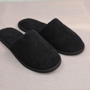 Custom Personalized Luxury Disposable Polyester Spa Slippers with Custom Logo Travel Guest Amenities for Hotel and Spa