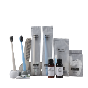 Custom Logo Disposable Soft Film Toothbrush and Toothpaste Set Black Hotel Amenities Toothbrushes Hotel Supplies