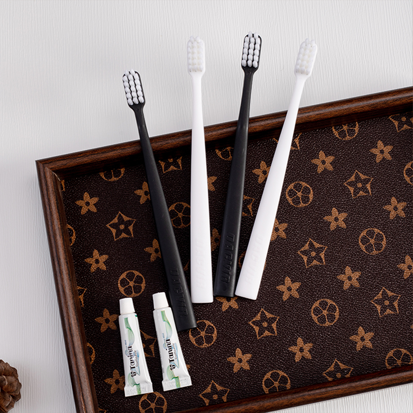 Custom Eco Friendly Biodegradable Hotel Bathroom Toiletries Amenities Set Disposable Luxury Hotel Travel Supplies Kit - Imagem 5