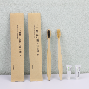 Dental Oral Care Toothbrush Natural Bamboo Tooth Brush Set Soft Bristle Charcoal Teeth Eco Bamboo Toothbrushes for Hotel