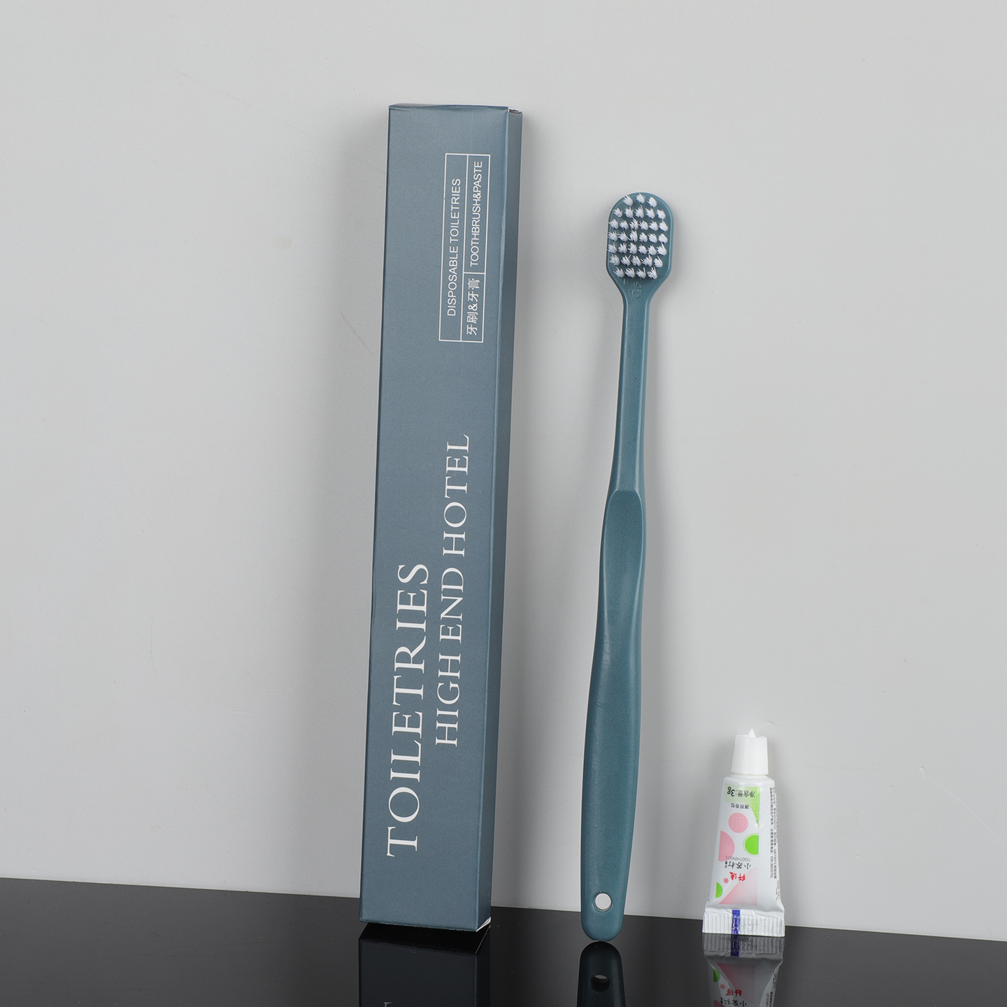 Custom Logo Disposable Toothbrush and Toothpaste Set Box Hotel Amenities Toothbrushes Hotel Supplies - Image 3
